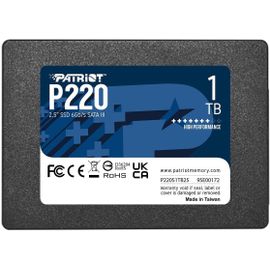 lbgwp60-Patriot P220 Ssd 1To Sata Iii Disque Solide Interne 2.5