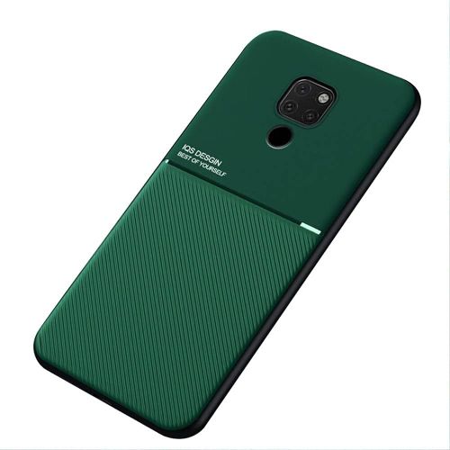Kal-Mowen Coque Housse Étui Plaque De Métal Intégrée Pour Huawei Mate 20 - Vert