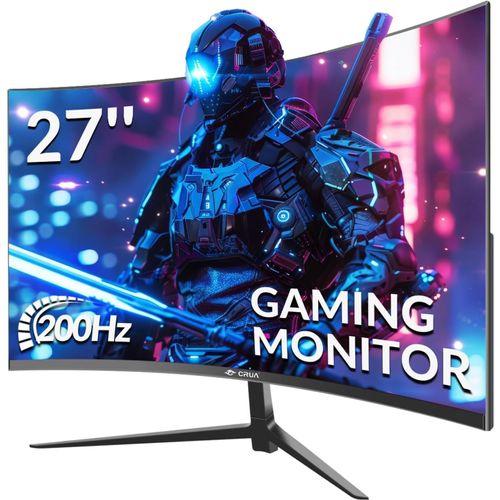 ChenQuanSarl-Gaming Incurvé Écran 27 Pouces 200 Hz, Fhd 1080P 1800R Moniteur Pc, 1 Ms Gtg Avec Freesync, Faible Flou De Mouvement, Protection Des Yeux, Vesa, Displayport, Hdmi,
