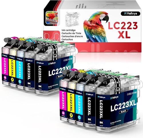Lc223 Cartouche D'Encre Pour Brother Lc 223 223Xl Pour Brother Mfc-J4420Dw Mfc-J4620Dw Mfc-J5720Dw Mfc-J480Dw Mfc-J4625Dw Mfc-J5625Dw Mfc-J5620Dw Mfc-J5320Dw Dcp-J4120Dw Dcp-J562Dw (10 Pack)