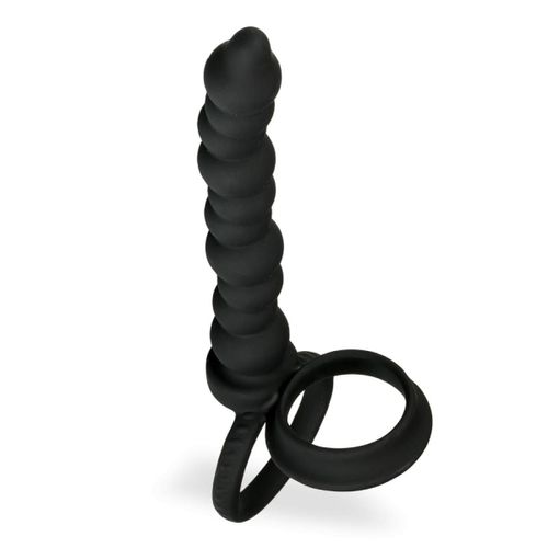 Double Anneau Cockring Avec Plug Pour Double Pénétration Afternoon