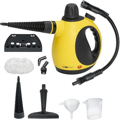 Nettoyeur À Vapeur - Nettoie,Dégraisse & Désinfecte | Pression De Vapeur 3,5 Bar Maxi | Steam Cleaner Avec Buse Vapeur Orientable À 360° & 5M De Câble | 9 Accessoires Inclus| 1050W |Dr 3653