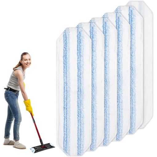 6 Pièces Recharge pour Vileda H2PrO Balai Serpillere Kit 6 Pièces Recharge pour Vileda H2PrO Balai Serpillere Kit
