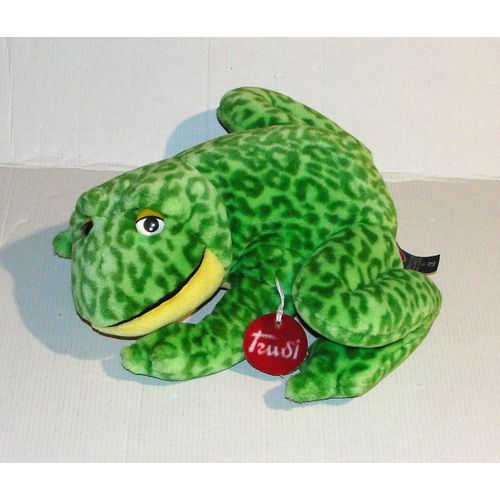 peluche grenouille verte vintage trudi