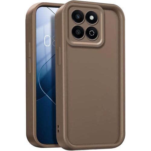 KAL-Coque Pour Huawei Honor 200 Smart, Housse De Protection Intégrale En Silicone Tpu Doux, Étui Antichoc Anti-Poussière - Brun