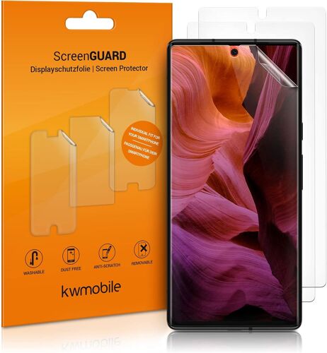 JGD-Protection écran téléphone Compatible avec Google Pixel 6 - Set 3X Film Transparent en Plastique