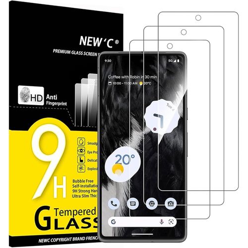 Pack Of 3 Tempered Glass Screen Protectors For Google Pixel 7 \ Scratch-Resistant \ Bubble-Free \ Ultra Resistant (0.33 Mm Hd Ultra Transparent) 9h Hardness Glass