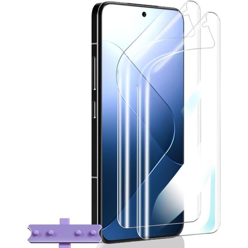 Kit Protection 4 Pièces Xiaomi 14 Ultra / 14 Pro ¿ 2 Films Tpu Écran + 2 Verres Trempés Lentille, Hd Anti-Rayures
