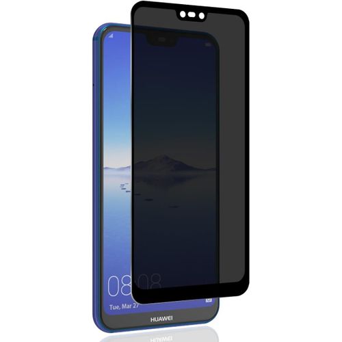 Sjzg-Verre Trempé Anti-Espion Pour Huawei P20 Litesans Bulles/Couverture Complèteanti-Spy Privacy Film Protection En Écran Protecteur Pour Huawei P20 Lite