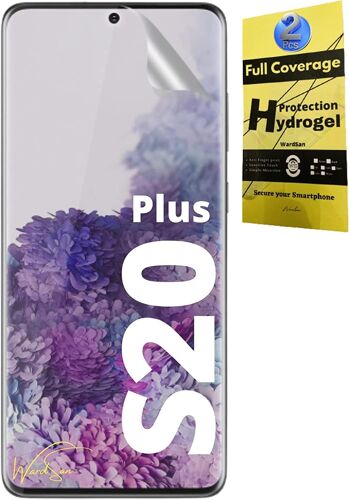 KAL-[2 Pièces Pour Samsung Galaxy S - Films De Protection D'Écran Hydrogel 3D Avec Support Téléphone Pour Selfie | Anti-Choc | Compatible Coques | Film Protecteur Tpu Souple (S20 Plus)