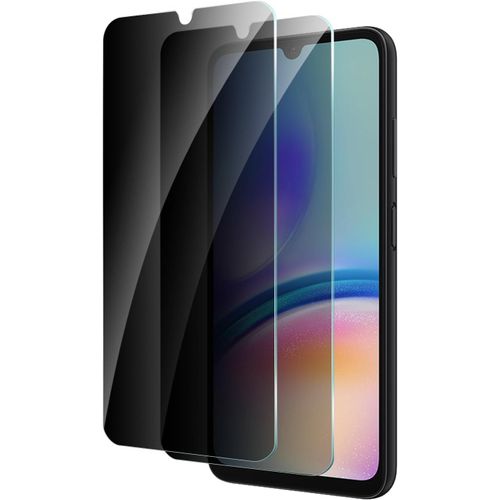 CAUC-2 Pièces Protection Écran Verre Trempé pour Samsung Galaxy A05S Anti-Espion Vitre Protection Film Dureté 9H Glass, Sans Bulles, Anti Rayures