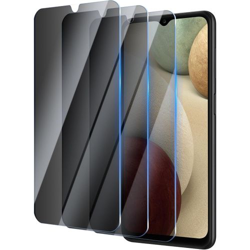 Lot De 3 Verres Trempés Confidentialité Pour Samsung Galaxy A12/A13/A03/A03s/A04/A32 5g 6,5 Pouces - Anti-Rayures Sans Bulles Dureté 9h