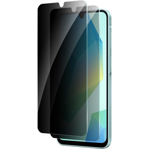 2 Pièces Protection Écran Verre Trempé Pour Samsung Galaxy A16/Samsung Galaxy A26 Anti-Espion Vitre Protection Film Dureté 9h Glass, Sans Bulles, Anti Rayures