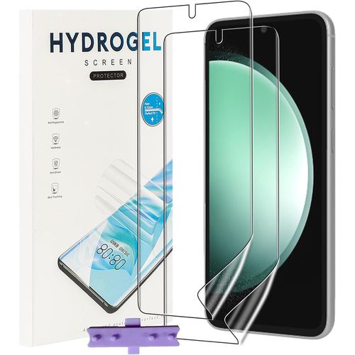 Protection Écran Pour Samsung Galaxy S24/Galaxy S25 5G (Pas Verre Trempé),Film Flexible Soft Hd Hydrogel,Anti-Rayures,Compatible Avec Lecteur D'Empreinte,Sans Bulles,Facile à Installer 2 Pièces