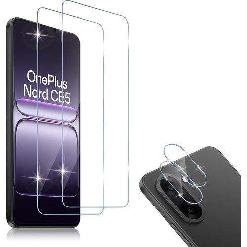 Compatible Avec Iphone 16e 2025 Arrière Verre Trempé + Caméra Arrière Protecteur (2+2 Pièces), 9h Dureté Hd Sans Bulles Anti-Huile Arrière Protection Décran + Caméra Protecteur