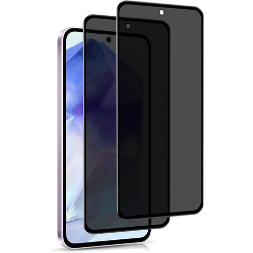 CAUC-Protecteur Verre Trempé Anti-Espion Compatible avec Samsung Galaxy A55 5G, [2 Pièces] Verre Trempé Anti-Espion, Protection Écran Compatible avec Samsung Galaxy A55
