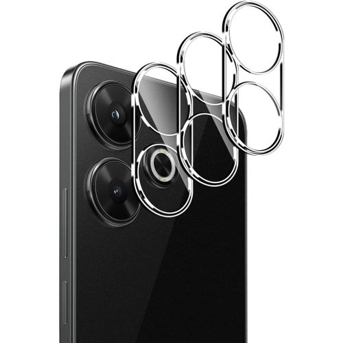 Pour Xiaomi Redmi 13 4G/ Poco M6 4G Protection Caméra, 3 Pièces 9H Dureté Hd Arrière Caméra Verre Trempé, Sans Bulle Anti-Rayures Protecteur D'Écran - Transparent[LOT6193763]