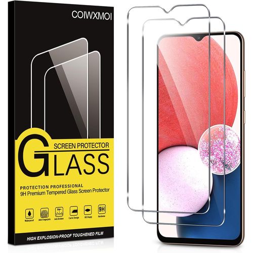 2 Pièces Verre Trempé Pour Samsung Galaxy A13 4g/5g A12 / A04s, Ultra Résistant Film Protection Écran, Hd Ultra Transparent, Sans Bulles, Dureté 9h Glass, Vitre Protecteur 6,6"", Cl[Tre911830]