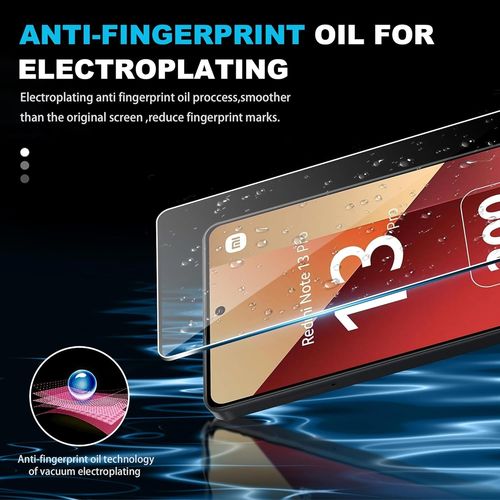 Trahoo-Verre Trempé Pour Xiaomi Redmi Note 13 Pro 4g/Poco M6 Pro 4g, 2 Pièces Protecteur D'écran,2 Pièces Protecteur D'appareil Photo, Dureté 9h, Anti-Rayures