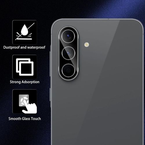 Cauc-Pour Samsung Galaxy A56 Protection Caméra, 2 Pièces 9h Dureté Ultra Hd Film Verre Trempé, Sans Bulle Anti-Rayures Ultra Résistant Film Caméra Protection Écran - Noir