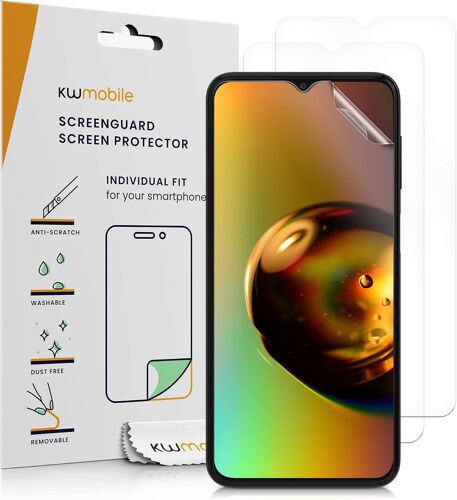 JGD-Film Protection écran téléphone Compatible avec Samsung Galaxy A23 4G / 5G Film écran - Set 3X Film Transparent en Plastique