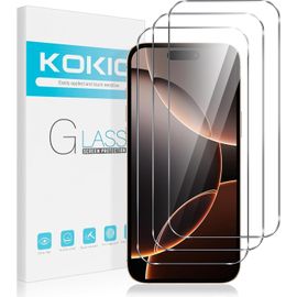 Kal-Lot De 3, Verre Trempé Pour Iphone 16 Pro (6,3 Pouces), Dureté 9h, Protecteur D'écran Uhd 0,33 Mm Pour Iphone 16 Pro, Résistant À L'usure Et Sans Bulles