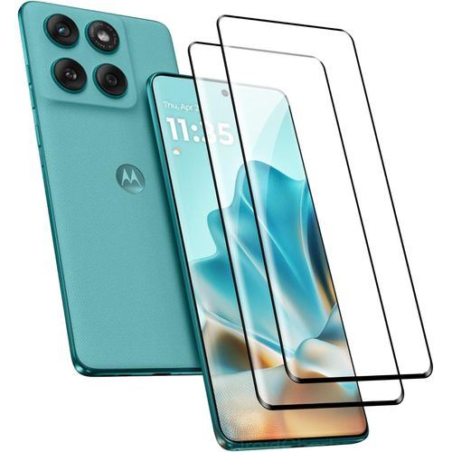2 X Protective Film For Motorola Edge 60/60 Fusion/ 60 Pro Tempered Glass, 9h Hardness, Hd Screen Protector