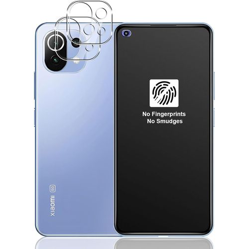Kal-Verre Trempé Mat Pour Xiaomi Mi 11 Lite 4g / 5g / Ne Et Protection Caméra Arrière +2 Pièces], 9h Dureté Matt Protection Écran, Anti-Reflet Et Anti-Traces De Doigts Mat Protège Écran