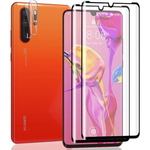 Huawei P30 Pro Tempered Glass Screen Protector And Lens Protector 2 Pieces Each Anti-Scratch Hd