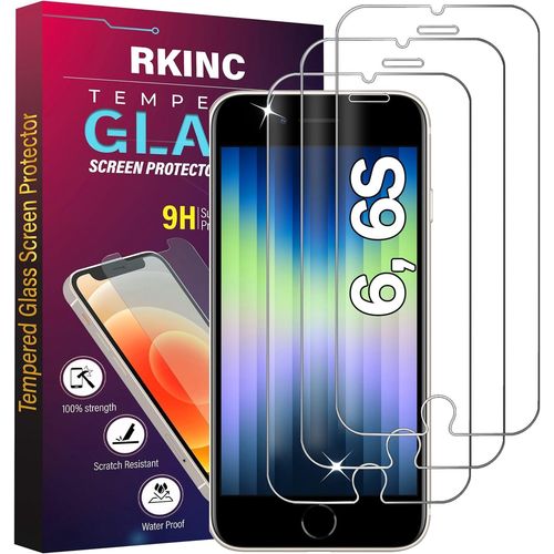Verre Trempé [Lot De 3] Pour Iphone 6 / Iphone 6s 4.7-Inch, Film Protection Écran, Dureté 9h 0,33 Mm Hd Glass [Garantie À Vie][Sans Bulles D'air][Résistant Aux Rayures]