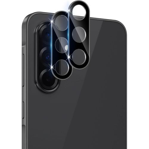 CAUC-pour Samsung Galaxy A36 Protection Caméra, 2 Pièces 9H Dureté Ultra HD Film Verre Trempé, Sans Bulle Anti-Rayures Ultra Résistant Film Caméra Protection Écran - Noir