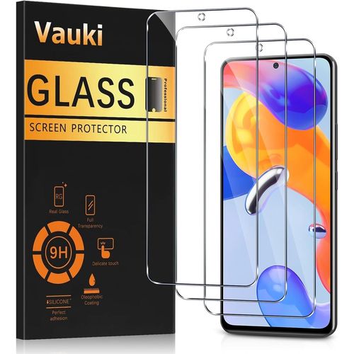 3 Pièces Verre Trempé Pour Xiaomi Redmi Note 11 Pro, Redmi Note 11 Pro 5g, Ultra Résistant Film Protection Écran, Hd Transparent, Sans Bulles, Dureté 9h Glass, Vitre Protecteur,6,67"", Clear