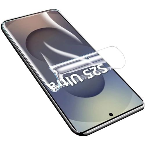 Protection D'Écran Pour Samsung Galaxy S25 Ultra, 2 Pièces Hd Transparent Tpu Film Hydrogel Flexible [Non Verre Trempé][Haute Sensibilité]