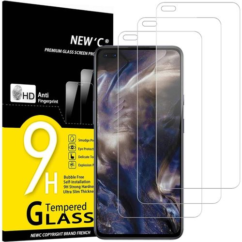 Pack Of 3 Tempered Glass Screen Protectors For Oneplus Nord - Effective Against Scratches - Bubble-Free - Ultra Resistant (0.33 Mm Hd Ultra Transparent) 9h Hardness Glass