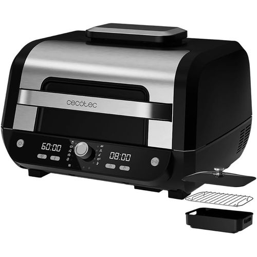 lbgwp60-Friteuse À Air Sans Huile Cecofry Firedome 8000 Pro 1700 W Double Résistance, 4 Niveaux Grill, 12 Modes Prédéfinis, Température Et Temps Réglables, Pack D'Accessoires