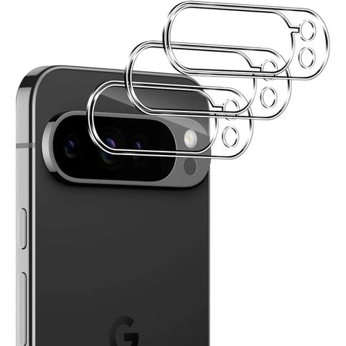 Pour Google Pixel 9 Pro Xl Protection Caméra, 3 Pièces 9h Dureté Hd Arrière Caméra Verre Trempé, Sans Bulle Anti-Rayures Protecteur D'écran - Transparent