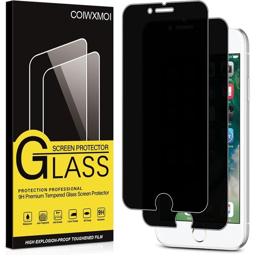 Kal-Verre Trempé Pour Iphone 8/Iphone Se 2020/Iphone 7/Se 2022 Anti Espion Vitre Protection Ecran Anti-Espion Film Protecteur Écran Dureté 9h Anti-Rayures Sans Bulles Anti-Spy Confidentialité