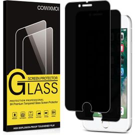 Kal-Verre Trempé Pour Iphone 8/Iphone Se 2020/Iphone 7/Se 2022 Anti Espion Vitre Protection Ecran Anti-Espion Film Protecteur Écran Dureté 9h Anti-Rayures Sans Bulles Anti-Spy Confidentialité