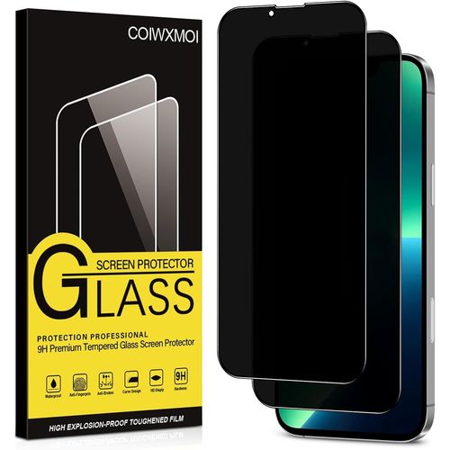 JGD-Verre Trempé pour Apple iPhone 13 Pro Anti Espion Vitre Protection Ecran Anti-Espion Film Protecteur Écran Dureté 9H Anti-Rayures Haute définition Sans Bulles Anti-Spy Confidentialité