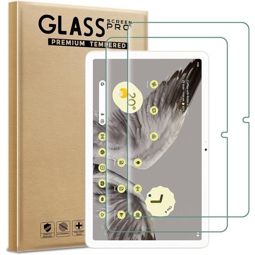 Goou-Verre Trempé Compatible Google Pixel Pad2,[Lot De 2] Protection D'écran Pour Pixel Pad2 [0.26mm] [Extrêmement Résistant Aux Rayures] [Haute Définition][Facile À Installer]