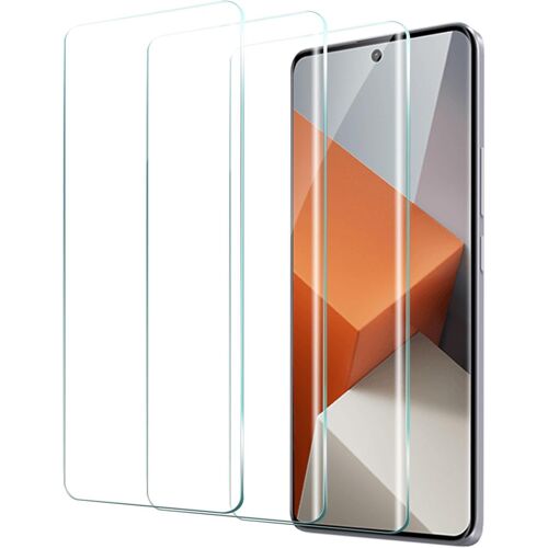 KAL-3 Pièces Protection Écran Verre Trempé Pour Xiaomi Redmi Note 13 Pro Plus/Xiaomi Redmi Note 13 Pro+, Vitre Protection Film Dureté 9H Glass, Sans Bulles, Anti Rayures