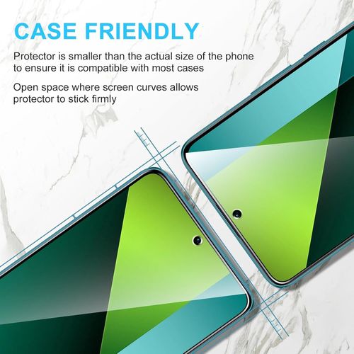Trahoo-Verre Trempé Pour Xiaomi Redmi Note 13 Pro 4g/5g, Lot De 2 Vitre Film Protection Écran Compatible Avec Redmi Note 13 Pro, Dureté 9h Vitre, Ultra Clair, Anti-Rayures, Facile À Installer(6,67'')