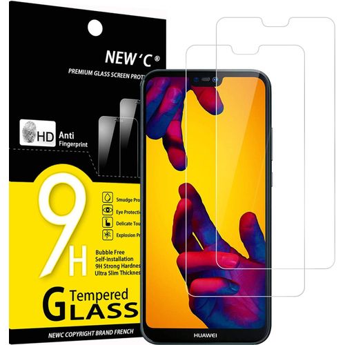 Hshi-Lot De 2,Verre Trempé Pour Huawei P20 Lite,Nova 3e,Film Protection Écran Sans Bulles D'air Ultra Résistant (0,33mm Hd Ultra Transparent) Dureté 9h Glass
