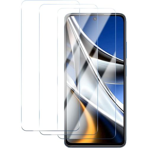Kal-3 Pièces Verre Trempé Pour Xiaomi Redmi Note 11 Pro/Poco X4 Pro 5g 6,67 Pouces, Protection D'écran Film Vitre Protect Dureté 9h Hd Glass, Anti Rayures, Sans Bulles