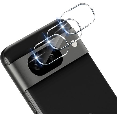 Protection Objectif Caméra Arrière Pour Google Pixel 8, 9h Dureté Verre Trempé Caméra Film, Anti-Rayures, Sans Bulles Vitre Protecteur [3 Pcs]