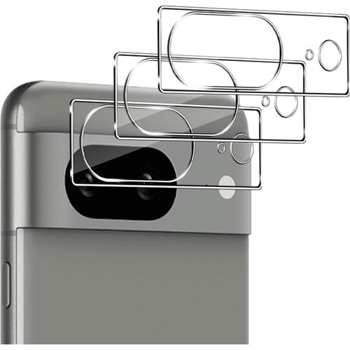 Caméra Arrière Protecteur Compatible Avec Google Pixel 8 5g, 9h Dureté Verre Trempé Sans Bulle Protection Écran Camera - [3 Pièces]