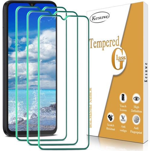 KAL-[3 Pièces] Verre Trempé Pour Xiaomi Redmi 9A, Redmi 9C, Film Protection Écran - Anti Rayures, 9H Dureté, Ultra Résistant, Sans Bulles, Hd Ultra Transparent