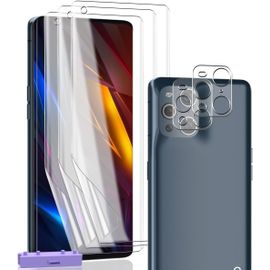 Protection Compatible Avec Google Pixel 6 Pro, Google Pixel 6 Pro Protection Écran Film Tpu Flexible Pas En Verre Trempé 3 Pièces Et Google Pixel 6 Proverre Trempé D'objectif 2 Pièces. Hd