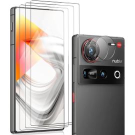 Protection Compatible Avec Google Pixel 6 Pro, Google Pixel 6 Pro Protection Écran Film Tpu Flexible Pas En Verre Trempé 3 Pièces Et Google Pixel 6 Proverre Trempé D'objectif 2 Pièces. Hd