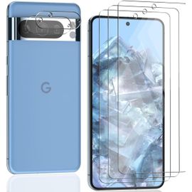 Protection Compatible Avec Google Pixel 6 Pro, Google Pixel 6 Pro Protection Écran Film Tpu Flexible Pas En Verre Trempé 3 Pièces Et Google Pixel 6 Proverre Trempé D'objectif 2 Pièces. Hd